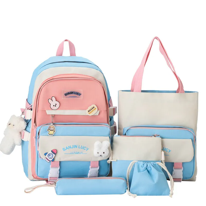 Maleta 5 en 1 Kawaii: ¡Organización y Estilo para tu Día a Día! - Maleta 5 en 1 Kawaii