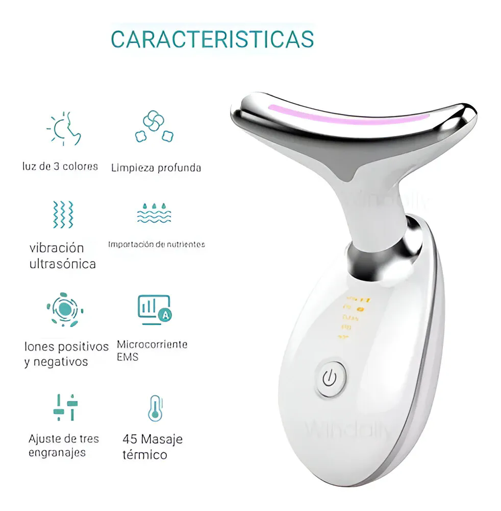 Masajeador Facial Reductor De Papada: ¡Dile Adiós a la Papada y Rejuvenece tu Piel! - Masajeador Facial quita Papada