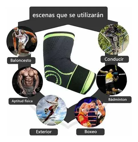 CODERA AJUSTABLE VERDE: Soporte y Alivio para tu Codo - CODERA AJUSTABLE VERDE