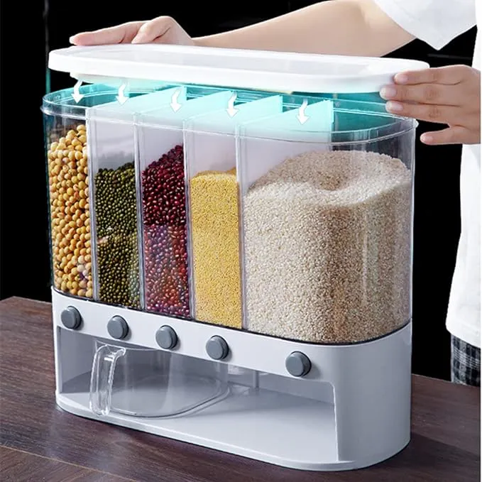 DISPENSADOR DE GRANOS: ¡Organiza tu cocina con estilo! - DISPENSADOR DE GRANOS