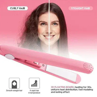 Mini Plancha Viajera Para Cabello: ¡Estiliza tu cabello en cualquier lugar! - Mini Plancha Viajera Para Cabello