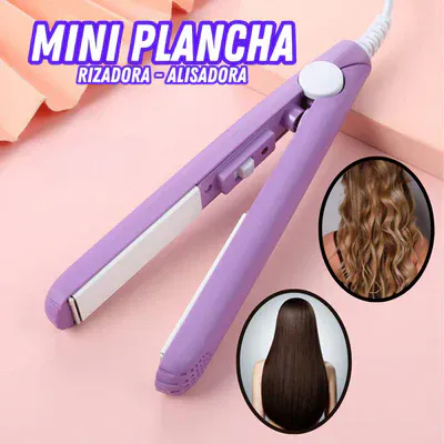 Mini Plancha Viajera Para Cabello: ¡Estiliza tu cabello en cualquier lugar! - Mini Plancha Viajera Para Cabello