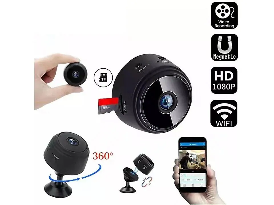 MINI CÁMARA ESPÍA FULL HD 1080P: Seguridad Discreta para Tu Hogar y Negocio - MINI CAMARA ESPIA FULL HD 1080P
