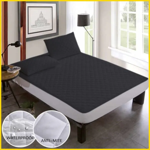 Protector de Colchón + 2 Fundas Acolchadas: ¡La Protección Perfecta para tu Descanso! - Protector Colchón + 2 Fundas Acolchadas