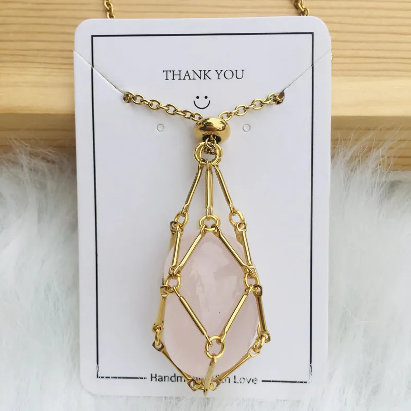Collar con Colgante de Cuarzo Rosa: Elegancia y Serenidad