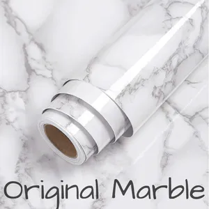 Papel Adhesivo para Pared: Mármol Elegante - Papel adhesivo para pared 10m x 45cm