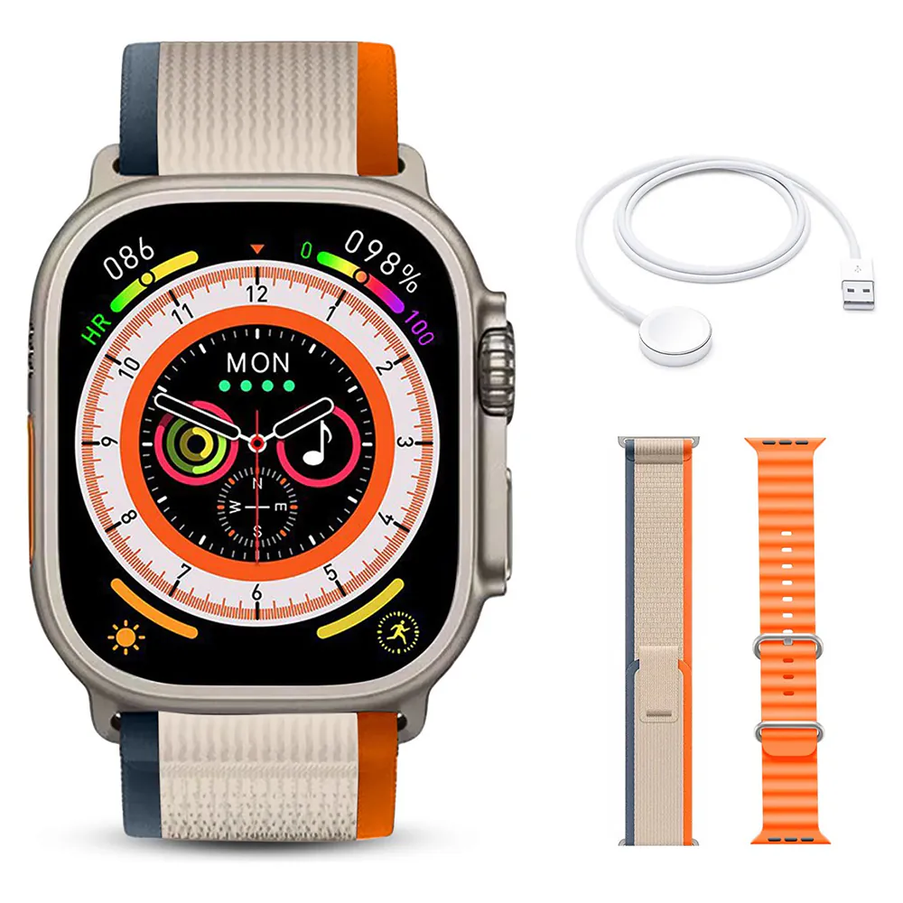 Reloj Inteligente X8 Ultra: ¡El Compañero Perfecto para un Estilo de Vida Saludable y Conectado! - Reloj Smartwatch Ultra  8 accesorios X8