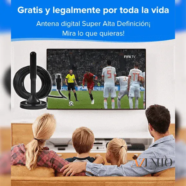 Antena Interior Televisión Digital TDT: Disfruta de TV Gratis en Alta Definición - Antena Interior Televisión Digital Tdt