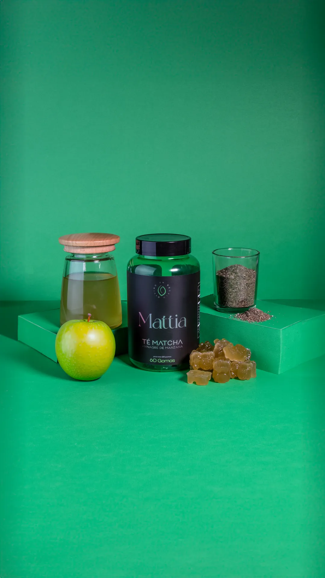 GOMAS DE TE MATCHA + VINAGRE DE MANZANA: ¡Tu Aliado Para una Transformación Saludable! - GOMAS DE TE MATCHA+ VINAGRE DE MANZANA