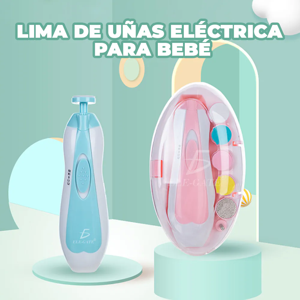 PULIDOR DE UÑAS PARA BEBÉ GHORA: Limpieza Suave y Segura - PULIDOR UÑAS BEBE 5 LIMAS