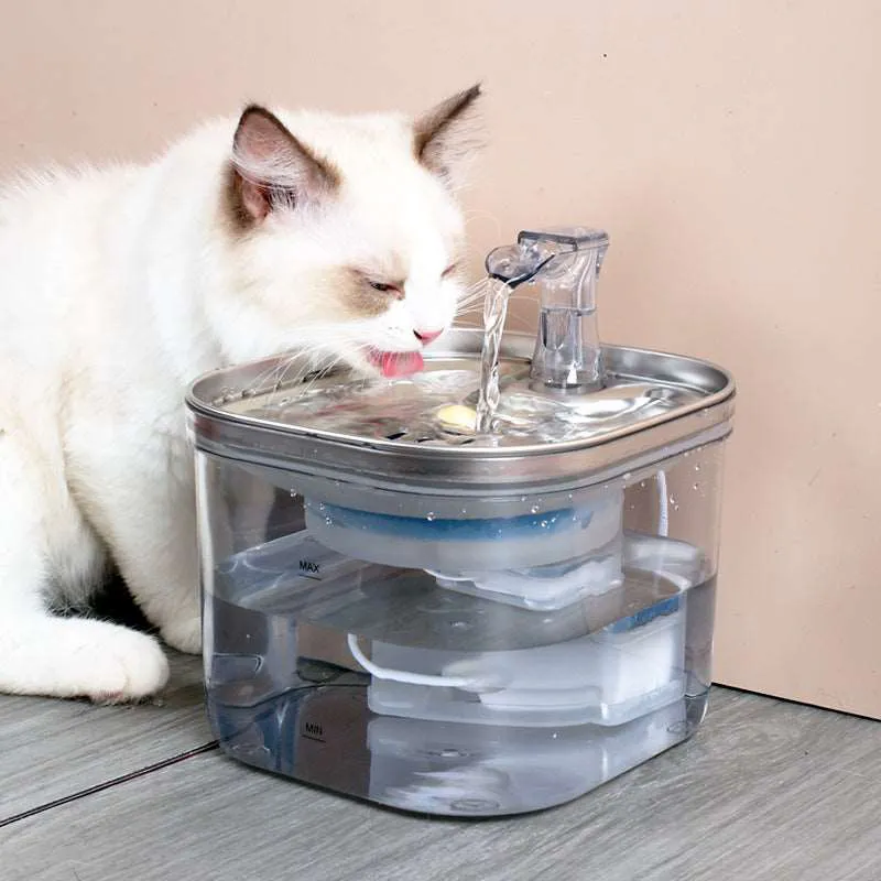 Fuente de Agua para Gatos con Sensor: ¡Hidratación Inteligente para tu Felino! - Fuente De Agua Gatos Sensor
