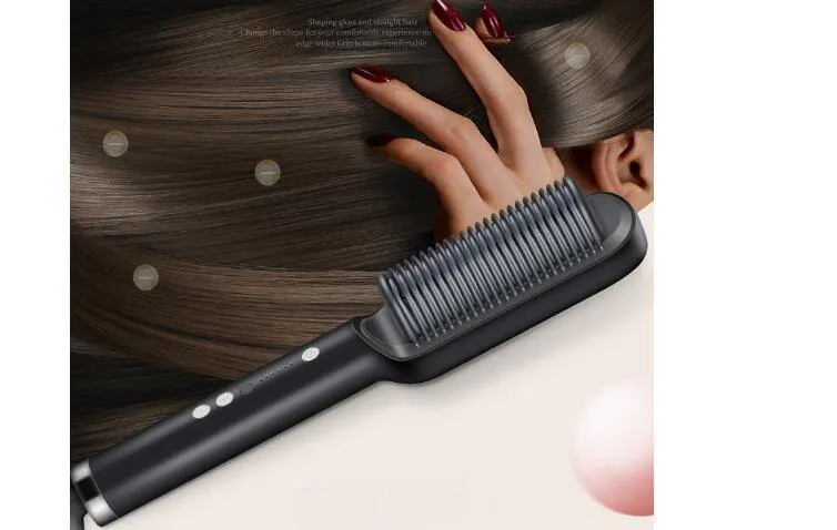 Cepillo Alisador Iónico Para Cabello: SILKY PRO - Cepillo Alisador Iónico Para Cabello