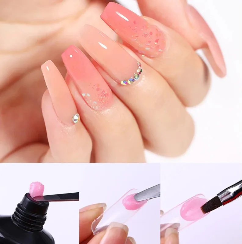 Super Kit de Polygel: Crea Uñas Impresionantes en Casa - super kit de polygel