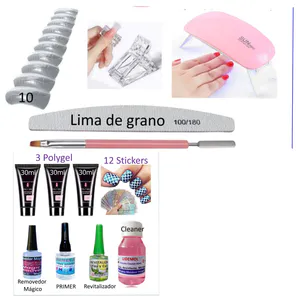 Super Kit de Polygel: Crea Uñas Impresionantes en Casa - super kit de polygel