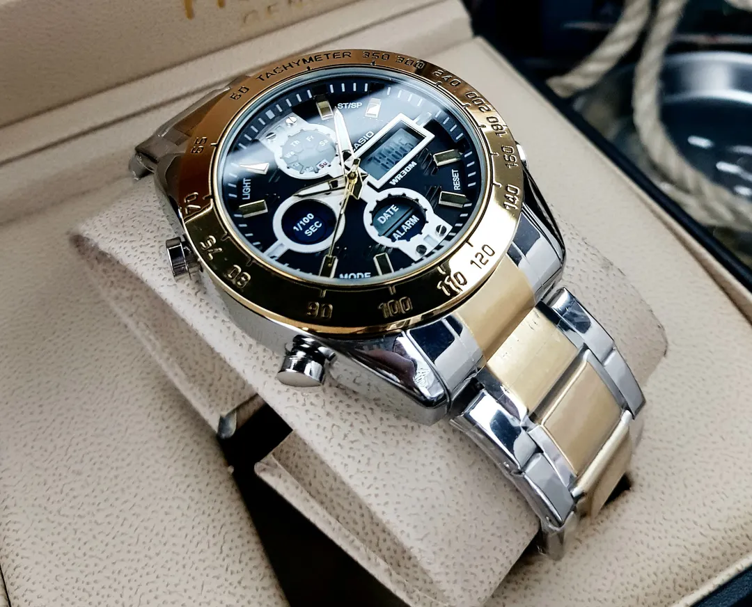 Reloj Casio Doble Hora R2: Elegancia y Precisión en tu Muñeca - RELOJ CASIO DOBLE HORA R2