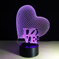 Lámpara LED 3D Acrílica Decorativa: Ilumina tu hogar con estilo