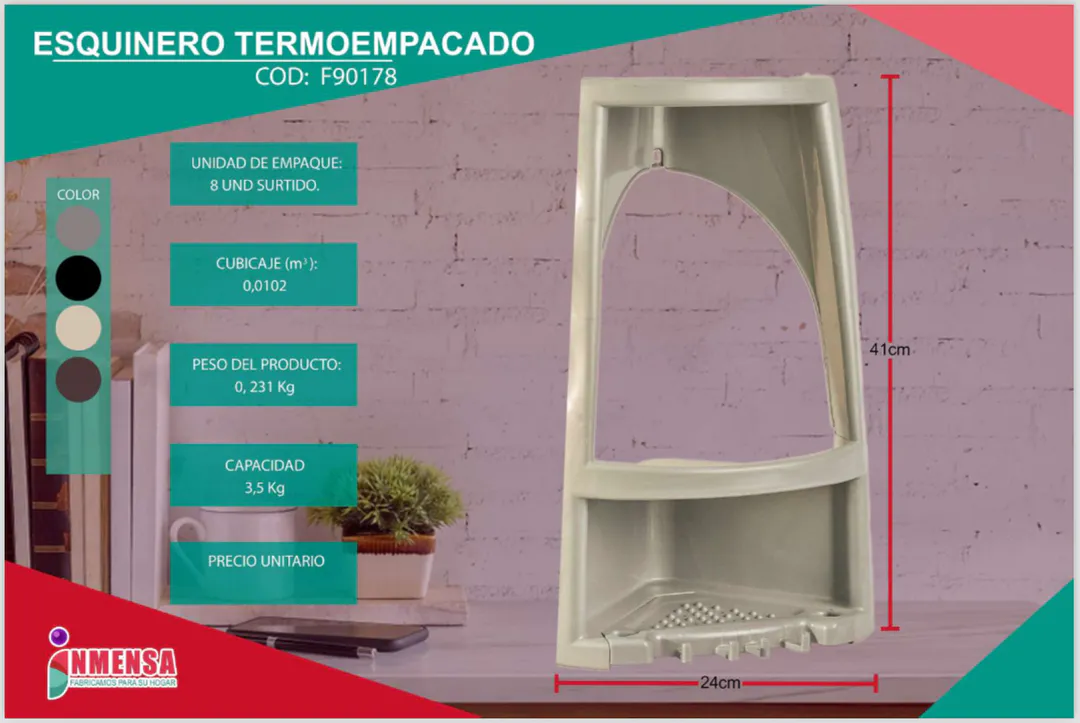 Esquinero de Baño Porpio: La solución perfecta para el cambio de pañales - Esquinero de Baño- Porpio