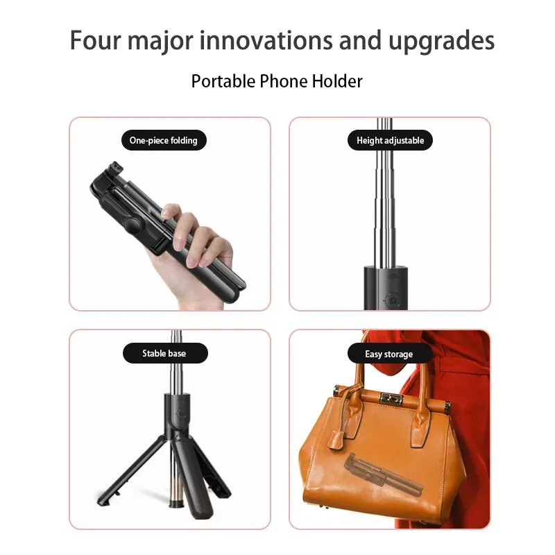 TRIPODE SELFIE P20S: ¡El Compañero Perfecto para tus Fotos! - TRIPODE SELFIE P20S