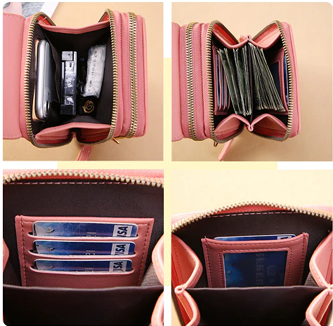 Bolso Billetera portacelular manos libre: Elegancia y seguridad en un solo accesorio