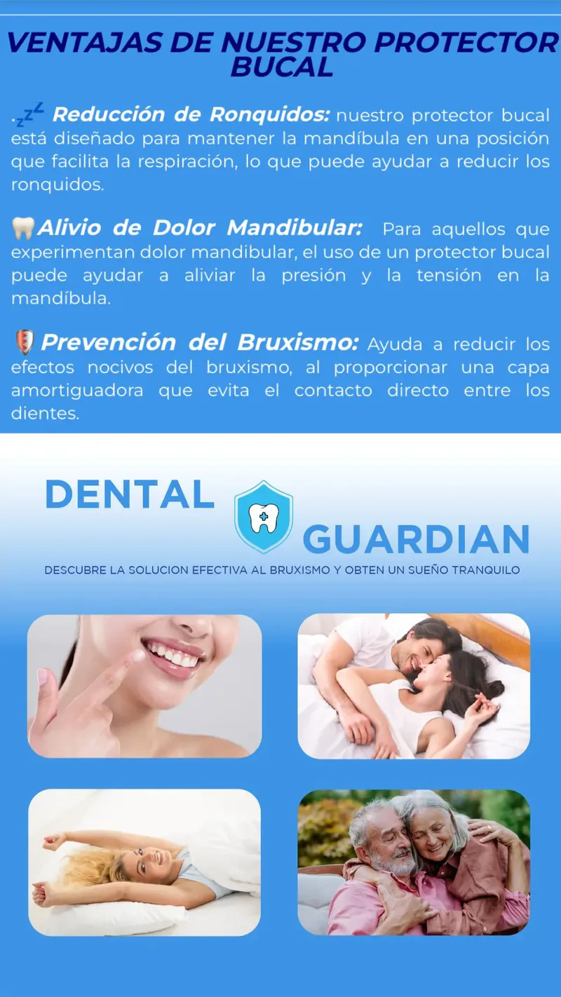 Beneficios del PROTECTOR BUCAL DENTAL BRUXISMO