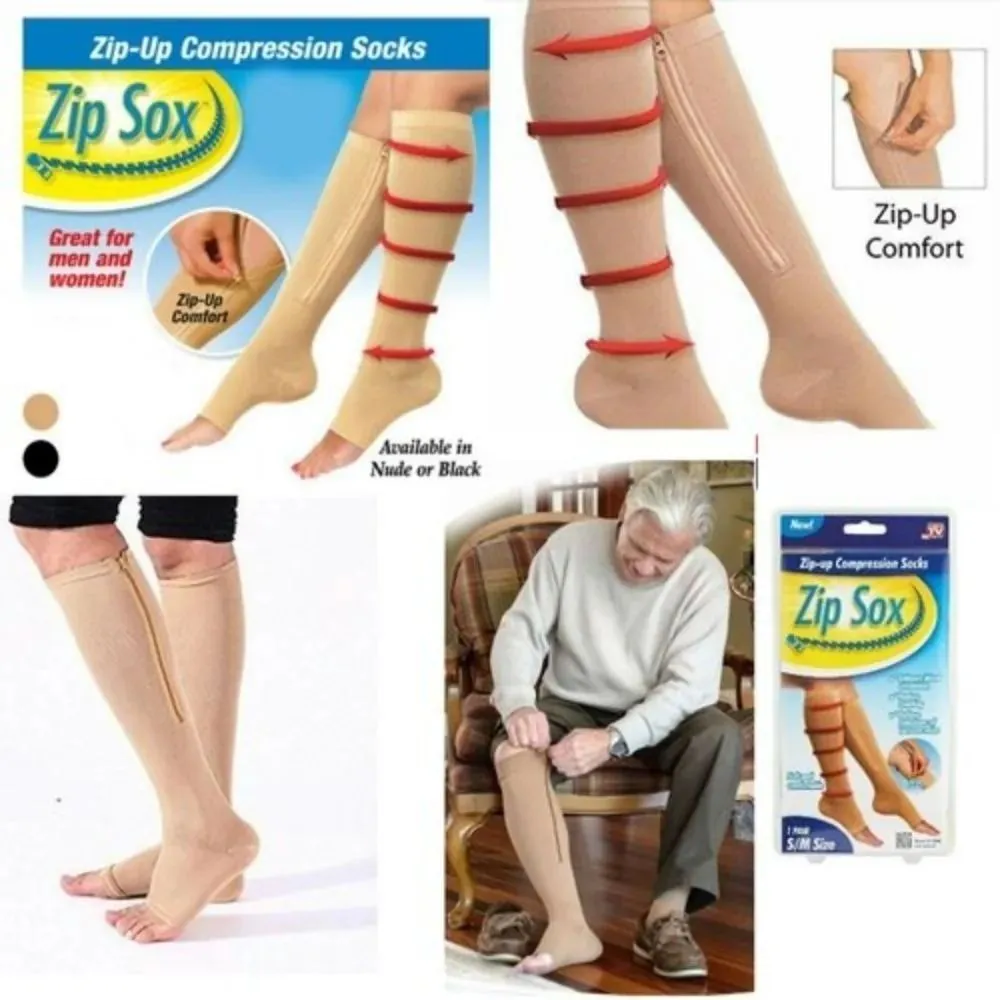 Medias de Compresión Zip Sox: ¡La Revolución en el Cuidado de tus Pies y Piernas! - Medias de comprensión Zip Sox
