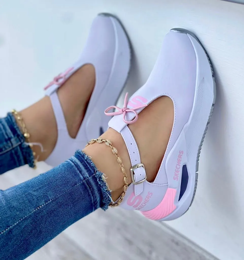 Mafalda Skechers: Calzado Ortopédico para el Confort y Estilo - DEPORTIVO S MEDIA MALLA LIQUIDACION