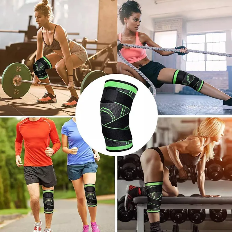 Rodillera Deportiva Ajustable Doble Tira: OrthoKnee Pro