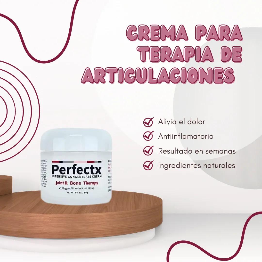 Perfectx: Crema para aliviar dolores musculares y articulares - Perfectx crema dolores musculares (3)