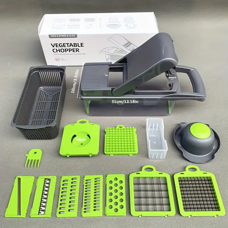 SET DE PICAR VERDURAS: ¡Cocina más rápido y saludable!