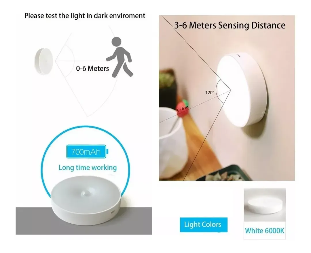 Luz LED Inalámbrica con Sensor: Iluminación Inteligente para tu Hogar - Luz Led Inalámbrica Con Sensor