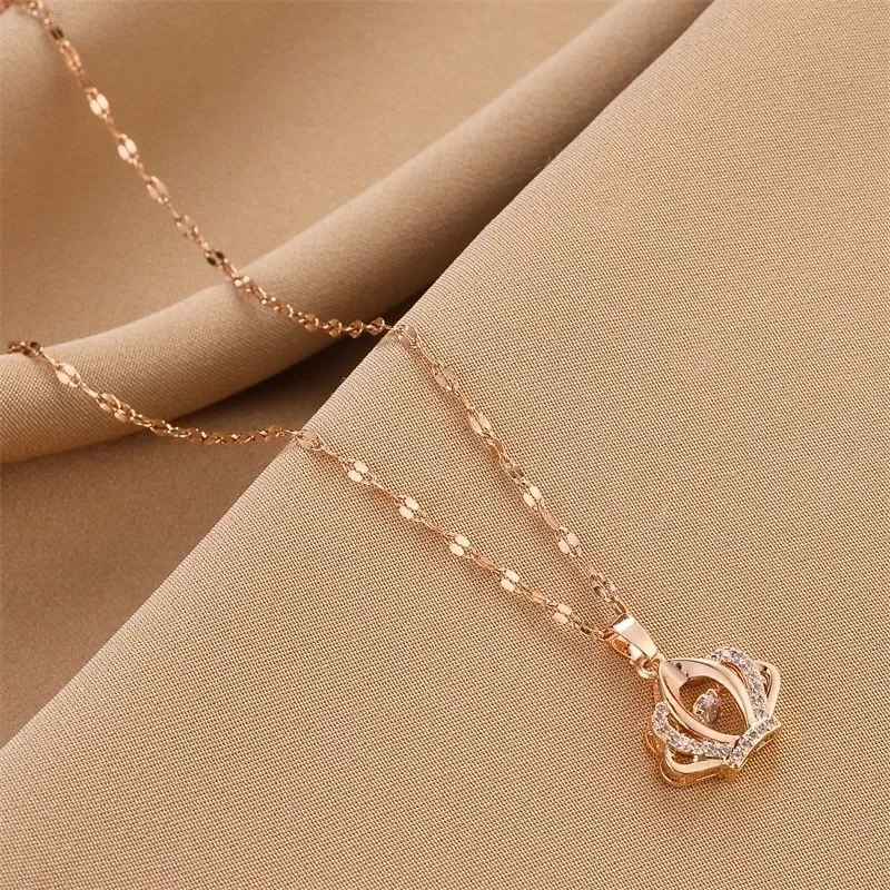 Collar de Cristal Elegante para Dama: Sofisticación y Brillo - Collar de cristal elegante para dama