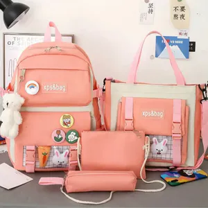Set Bolso Escolar Juvenil Universitario: ¡El Combo Perfecto para Estudiantes! - Set Bolso Escolar Juvenil Universitario