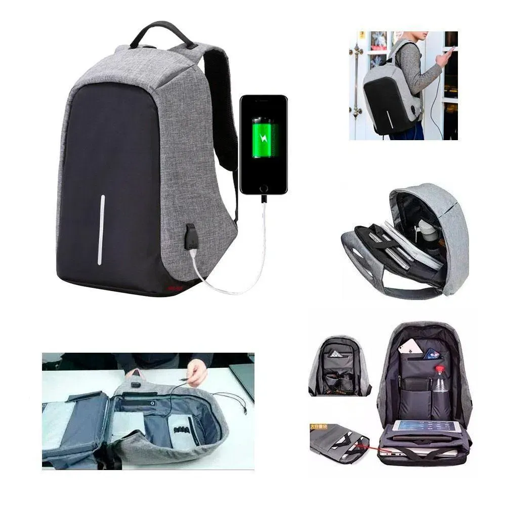 Maleta Antirrobo Impermeable con Puerto USB: Seguridad y Estilo en un Solo Paquete - Maleta Antirrobo Impermeable USB
