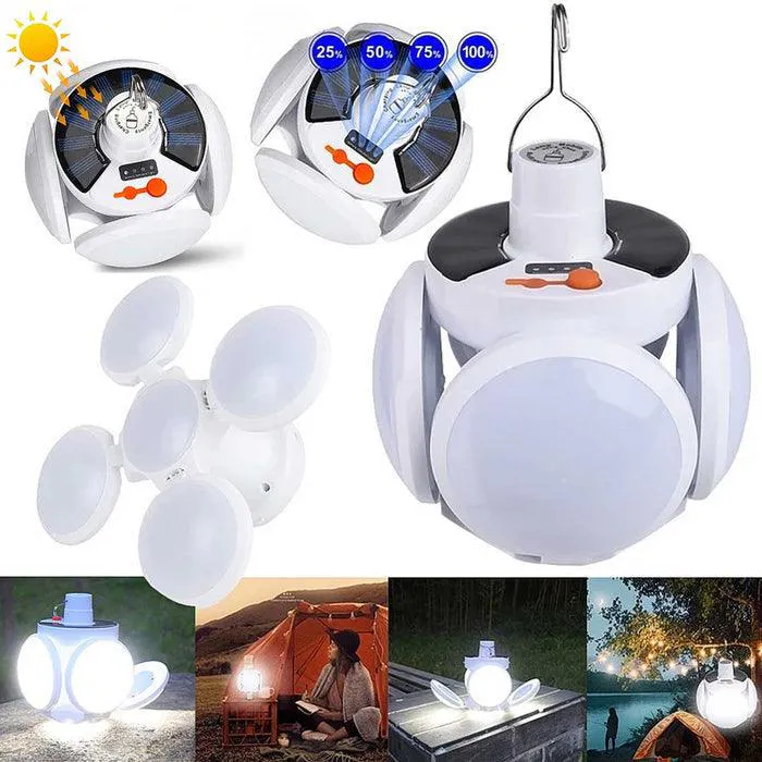 Bombilla Luz LED Solar Expandible: Ilumina tu vida con energía solar - Bombilla Luz Led Solar Expandible