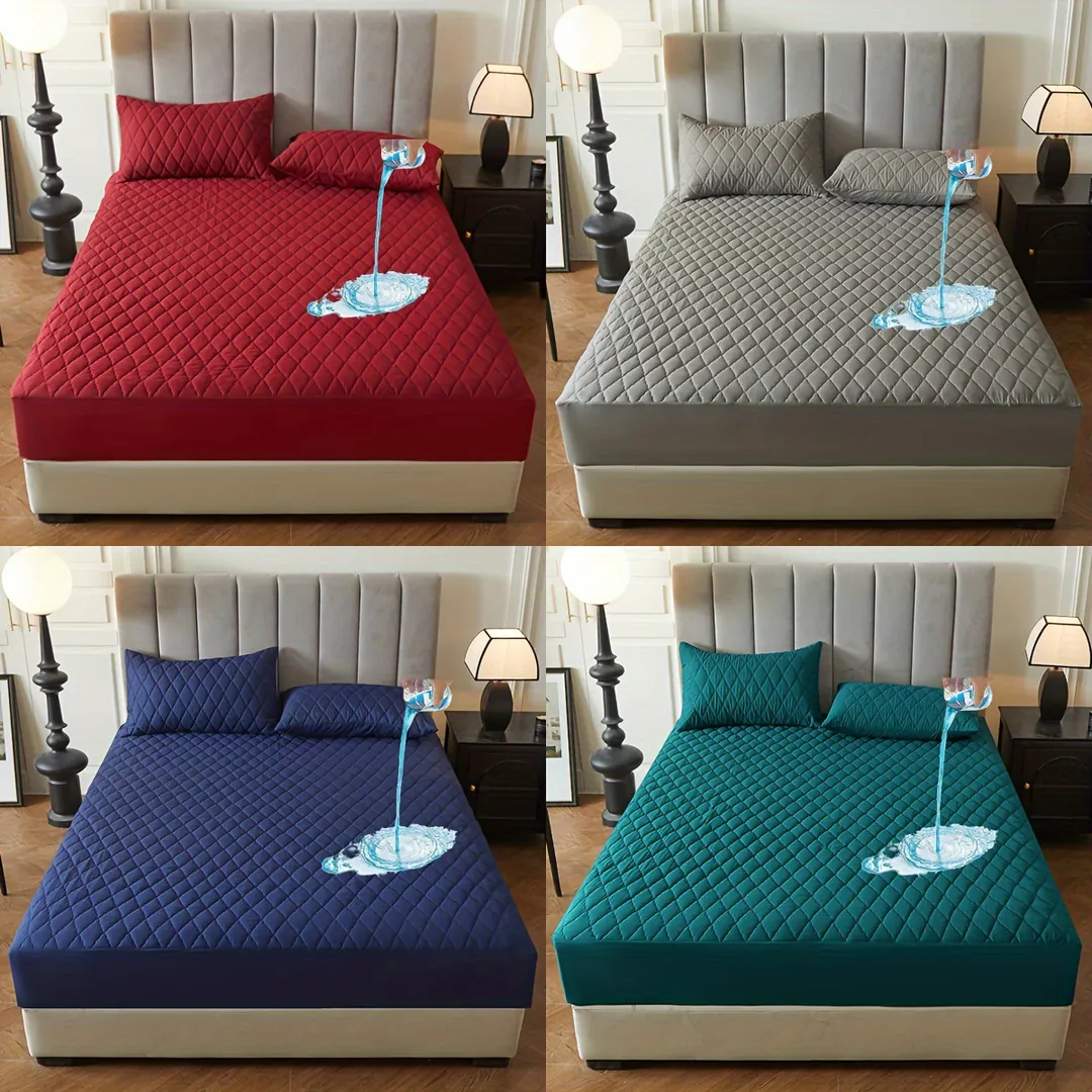 Protector de Colchón Antifluido Acolchado: Descanso Tranquilo y Protección Total - Protector Colchón Antifluido Acolchado
