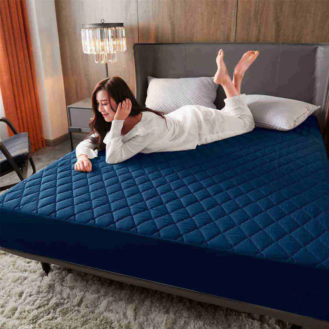 Protector de Colchón Antifluido Acolchado: Descanso Tranquilo y Protección Total - Protector Colchón Antifluido Acolchado