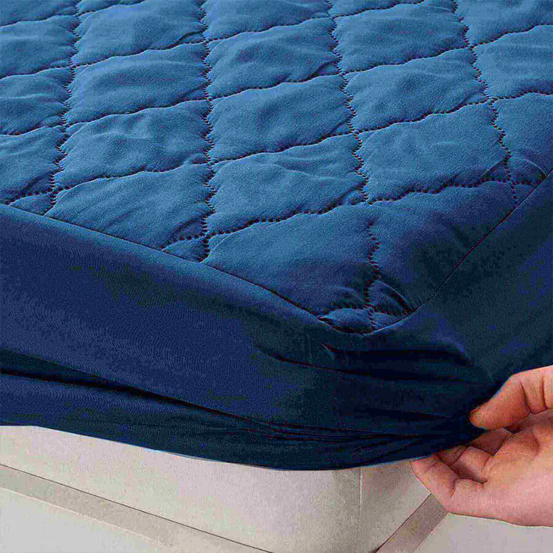 Protector de Colchón Antifluido Acolchado: Descanso Tranquilo y Protección Total - Protector Colchón Antifluido Acolchado