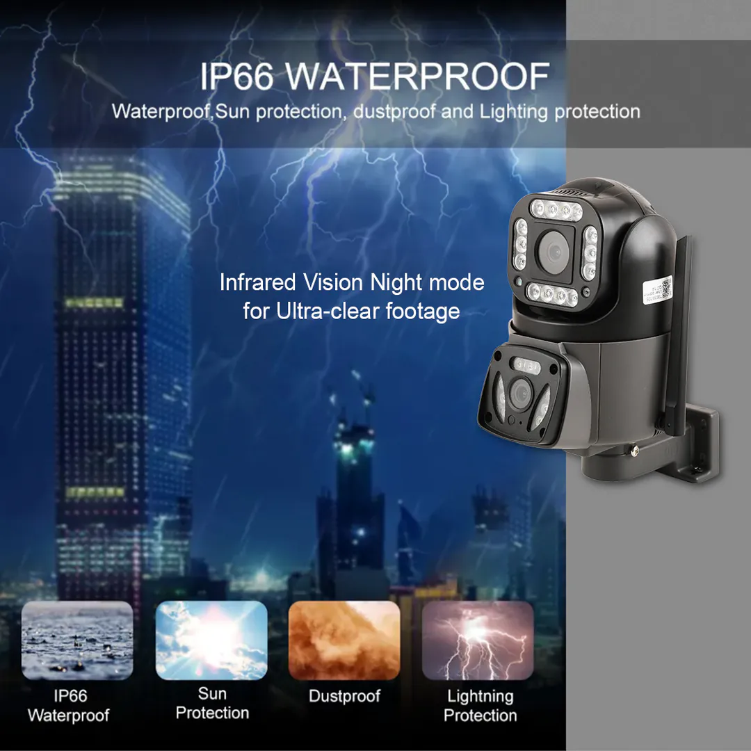 Cámara IP Inalámbrica V380: Seguridad inteligente para tu hogar - CAMARA IP INALAMBRICA V380
