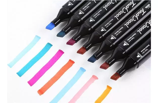Kit De Marcadores Doble Punta Set X 48u