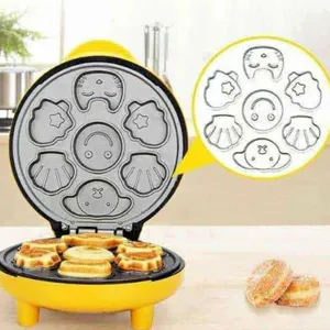 Mini Waflera Eléctrica Forma Animales: ¡Crea Deliciosas Obras Maestras! - Mini Waflera Eléctrica Forma Animales