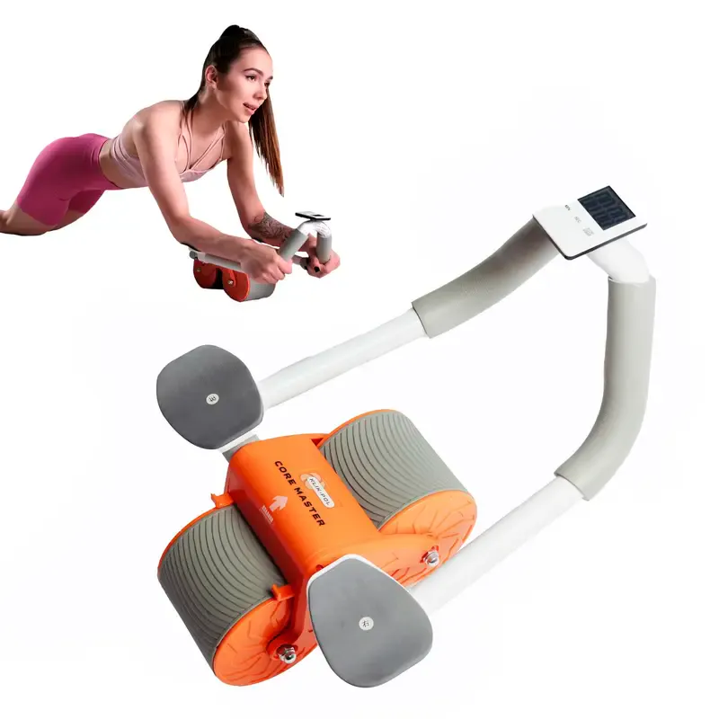 Rueda De Rodillo Abdominal AbFit: ¡Fortalece Tu Core y Define Tu Abdomen! - Rueda De Rodillo Abdominal