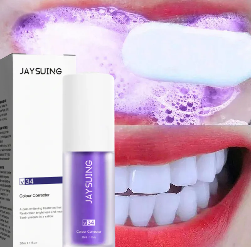 Blanqueador Dental Morada V34: ¡Sonríe con Confianza!