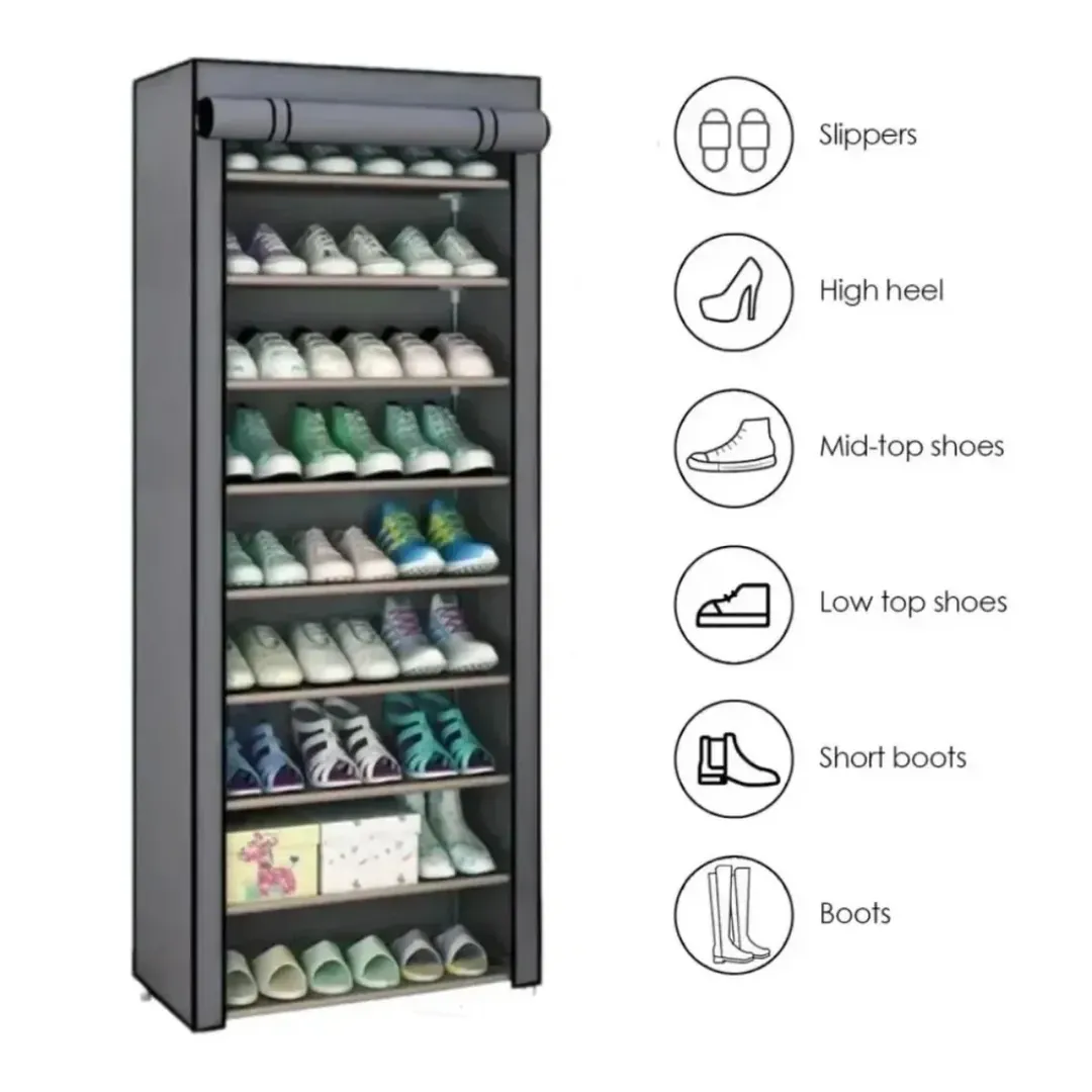 Zapatera Organizador Closet 9 NIVELES: ¡Organiza tus zapatos con estilo! - Zapatera Organizador Closet  9 NIVELES