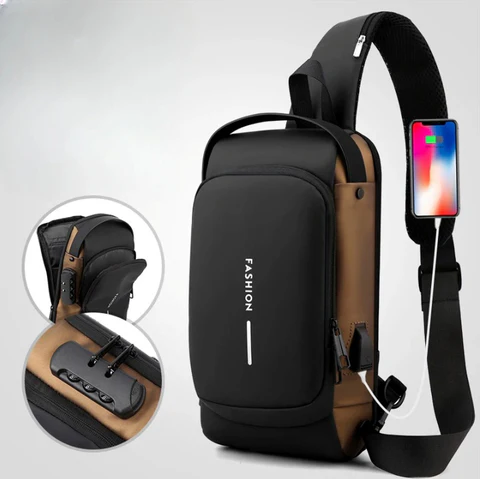Bolso Bandolera Antirrobo: Seguridad y Estilo en Cada Paso - Bolso antirrobo bandolera canguro