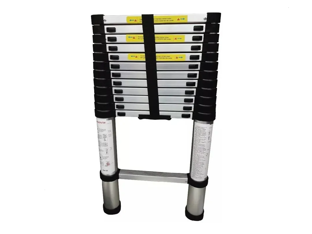 Escalera Telescópica de 13 Pasos: Alcanza Nuevas Alturas con Seguridad - Escalera Telescópica 10 pasos 2.9M