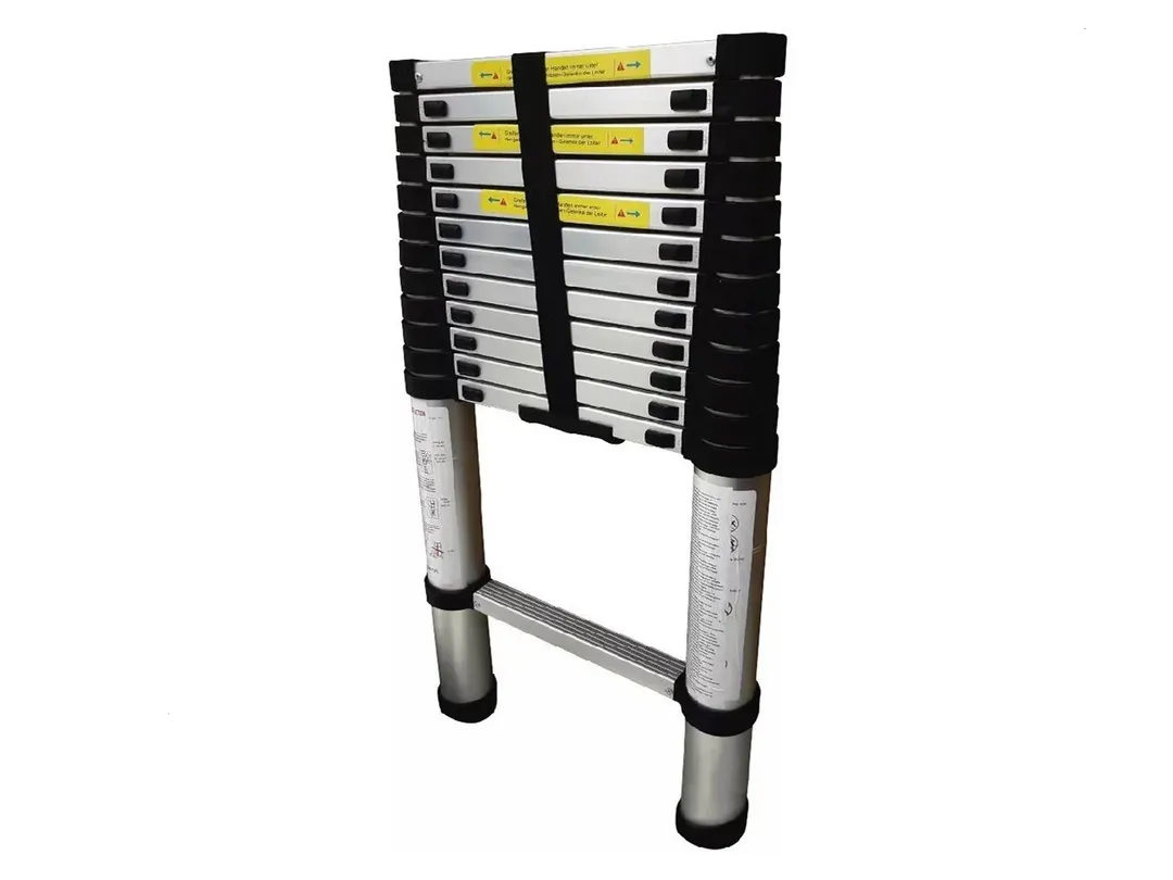 Escalera Telescópica de 13 Pasos: Alcanza Nuevas Alturas con Seguridad - Escalera Telescópica 10 pasos 2.9M
