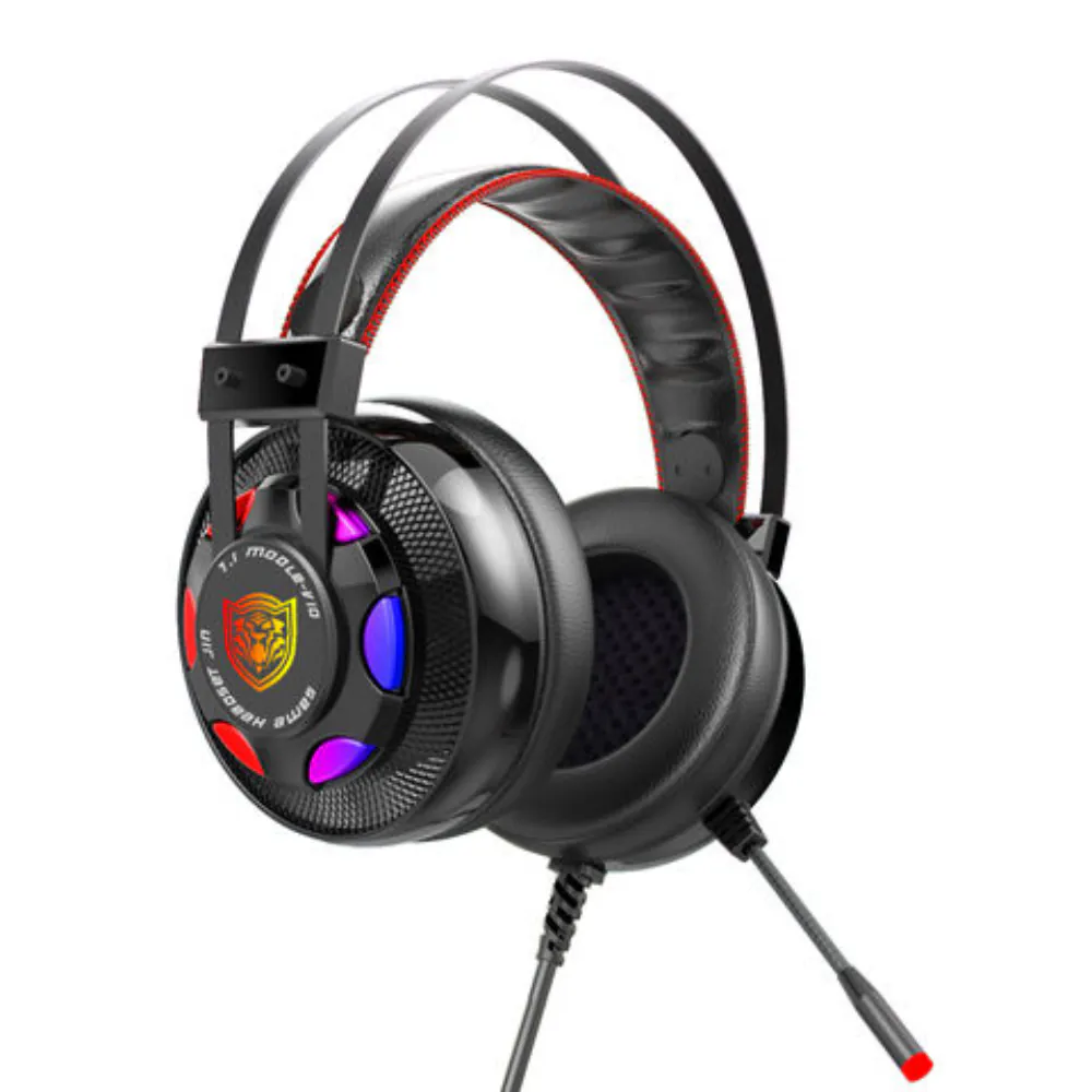Diadema Gamer RGB con Micrófono V10: ¡Experimenta el Sonido Inmersivo! - Diadema Gamer Rgb Microfono V10