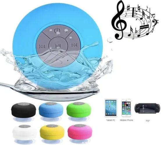 Parlante de Ducha Colors Bt: Tu Música, Dondequiera Que Estés - PARLANTE DE DUCHA COLORS BT