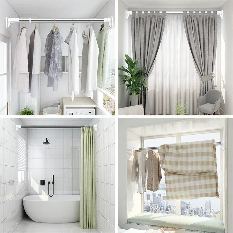 Barra Multiusos Expandible 200cm Mediana: La Solución Perfecta para Tu Hogar - Barra Multiusos Expandible 200cm Mediana