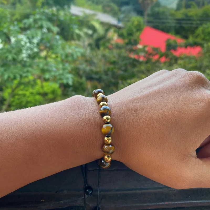 Combo Ojo de Tigre: Pulsera + Colgante